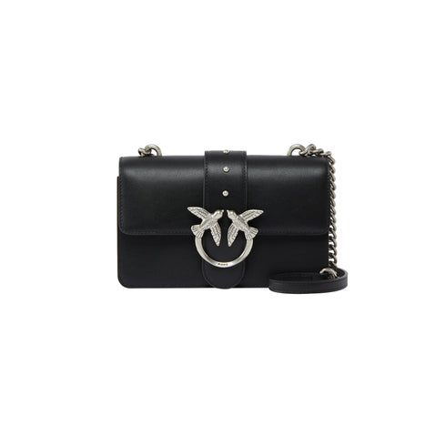 Pinko Borsa a spalla Borsa Donna tracolla Love One Mini Nero argento P25 - PINKO 100059A0F1 - Z99O - UNI - Francavilla Moda
